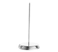 ALLY-MAGIC Silver Paper Memo Holder Straight Rod Receipt Note Spike Restaurant Receipt Holder for Restaurant Kitchen Office Hotel Y2PJC (A)