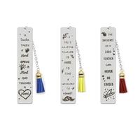 ALLY-MAGIC Teacher Bookmark Gifts, 3 PCS Thank You Teacher Gift Graduation Birthday Teachers Day Christmas Retirement Gifts Y4JSJSQ