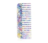 ALLY-MAGIC Wide Tooth Comb Large Hair Detangling Comb No Handle Detangler Combs for Curly Wet Dry Thick Curly Wavy Hair Y4-FXFS (Purple)