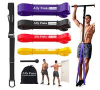 Ally Peaks Pull Up Assistance Bands System,Up to 410 lbs Assistance, Resistance Bands,Adjustable and Replaceable Pull Up Assist Band,Assisted Pull Up Resistance Bands for Pull Up Assist Push Up Assist