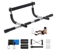 Ally Peaks Pull Up Bar for Doorway | Thickened Steel Max Limit 440 lbs Upper Body Fitness Workout Bar| Multi-Grip Strength for Doorway | Indoor Chin-Up Bar Fitness Trainer for Home Gym Portable |180