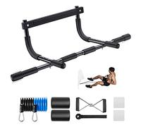 Ally Peaks Pull Up Bar for Doorway | Thickened Steel Max Limit 440 lbs Upper Body Workout| Multi-Grip Strength| Indoor Chin-Up Bar Fitness Trainer for Home Gym Portable