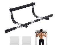 ALLY PEAKS Pull Up Bar Thickened Steel Pipe Super Heavy Duty Steel Frame Upper Workout Bar| Multi-Grip Strength for Doorway | Indoor Chin-Up Bar Fitness Trainer for Home Gym Portable (silver2)