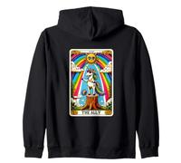 Ally Unicorn Pride Tarot Card LGBTQ Pride Gay, Funny LGBTQ Zip Hoodie