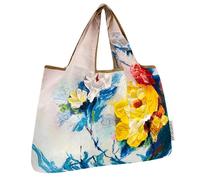 allydrew Large Foldable Oil Painting Nylon Reusable Grocery Bag, Spring
