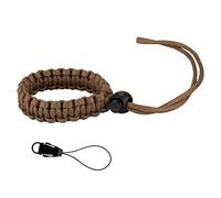 Allzedream Camera Wrist Strap Paracord Bracelet Adjustable for DSLR Binocular Cell Phone (Brown)