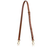 Allzedream Genuine Leather Purse Strap Replacement Crossbody Handbag Long Adjustable (Brown)