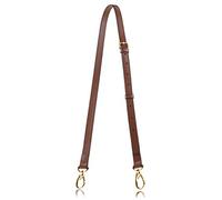 Allzedream Genuine Leather Purse Strap Replacement Crossbody Handbag Long Adjustable (Dark brown)