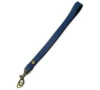 Allzedream Genuine Leather Wristlet Strap Replacement Clutch Purse Key Wrist Lanyard - Blue - Medium