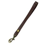 Allzedream Genuine Leather Wristlet Strap Replacement Clutch Purse Key Wrist Lanyard - brown - Medium