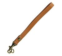 Allzedream Genuine Leather Wristlet Strap Replacement Clutch Purse Key Wrist Lanyard - Brown - Medium