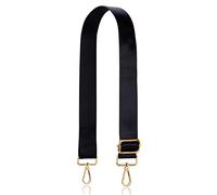 Allzedream Large Adjustable Shoulder Bag Strap Replacement Black/Gold Medium Modern