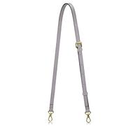 Allzedream Leather Purse Strap Replacement Crossbody Handbag Long Adjustable, Grey, M, Snap