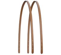 ALLZEDREAM Microfibre Leather Bag Strap Replacement Tote Bag Handbag Shoulder Handles Pack of 2, Khaki, 1.8 cm