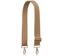 Allzedream Thick Purse Strap Wide Adjustable Replacement Crossbody Bag Handbag, Light Brown-gold Hardware, Wide:1.5 inch, Snap