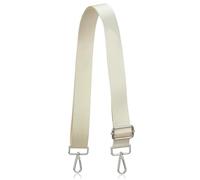 Allzedream Wide Adjustable Handbag Replacement Strap, Floral Design, White, Silver, Medium, Solid Color