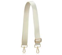Allzedream Wide Adjustable Handbag Replacement Strap, White, Medium, Solid Color