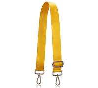 Allzedream Wide Purse Strap Replacement Crossbody Shoulder Bag Adjustable, Yellow,silver Hardware, M