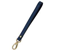 Allzedream Wristlet Strap Genuine Leather Replacement Clutch Purse Key Wrist Lanyard, Blue, M, Wristlet Strap