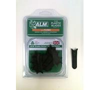 Alm FL246 Flymo Micro Lite, Minimo Plastic Mower Blades 5138469-80/3 Genuine (Pack of 10)