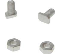 ALM GH003 Aluminium Cropped Head Bolts and Nuts Pack of 20