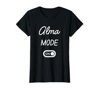 Alma Mode On Name Value Graphic T-Shirt, Women, Black, XS