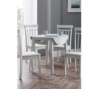 Almalfi Drop Leaf Dining Table Grey