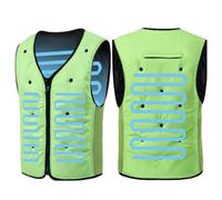 ALMASI Water-Cooled Cooling Vest,Summer Cooling Work Vests,Portable Water Cooling Vest for Outdoor Working(Green,X-Large)
