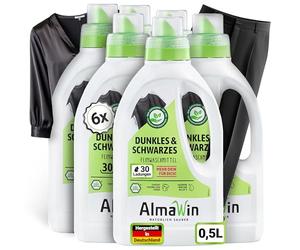 AlmaWin Organic detergent for dark and black (6 x 750 ml)