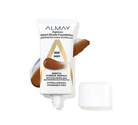 Almay Anti-Ageing Foundation, Smart Shade Face Makeup with Hyaluronic Acid, Niacinamide, Vitamin C & E, Hypoallergenic Fragrance Free, 800 Deep, 1 fl oz (Pack of 1)