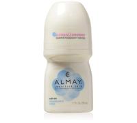 Almay Anti-Perspirant & Deodorant, Sensitive Skin, Roll-On, Fragrance Free 1.7 oz (Pack of 6)