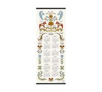 Almedahls Dala horse calendar 2026 35x90 cm