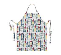 Almedahls Picknick apron small pattern Multi