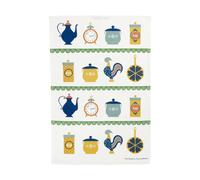 Almedahls Time kitchen towel 47x70 cm Blue-yellow
