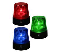 Almencla 3Pcs Rotating Beacon Warning Lights for Vehicle Bus