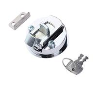 Almencla Boat Hatch Latch Pull, Marine 2 inch 50mm Flush Pull Slam Latches, 316 Stainless Steel, Round Deck Hatch for RV Yacht