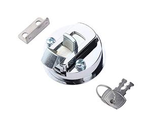 Almencla Boat Hatch Latch Pull, Marine 2 inch 50mm Flush Pull Slam Latches, 316 Stainless Steel, Round Deck Hatch for RV Yacht