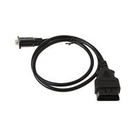 Almencla OBD2 to DB9 RS232 Serial Port Adapter Cable Diagnostic Extension Cord Link Converter Wire 100cm for Car