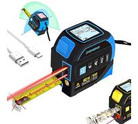Almighty Ruler,3-in-1 Infrared Laser Tape Measuring,The Almighty Ruler with Large LCD Display,Digital Tape Measure with Lasers,Laser Rangefinder,Lasers Measuring Tool for DIY Construction
