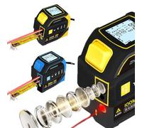Almighty Ruler,The Almighty Tape Measure Ruler,2026 New 3-In-1 Rangefinder With Voice,Digital Measuring Tape With Led Display, ±2mm High Accuracy, 40/60/80/100m Measure, Effortless Operation