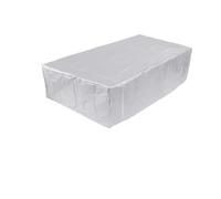 Almighty waterproof cover tarpaulin, suitable for sofa, table, round , chair, L-shaped Garden Patio Protective Cover For Bistro Tables And Chairs Set(Silver,110X110X70cm)