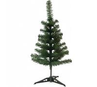 Almineez 2ft Artificial Christmas Tree (58cm) - Mini Green Tabletop Pine Xmas Tree with Stand, Small Indoor Holiday Decoration for Home, Office & Desk