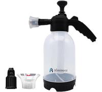 Almineez 2L Snow Foam Pump Up Sprayer Snow Foam Cannon Gun, Heavy Duty Pressurised Soap Sprayer With Two Nozzles
