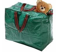 Almineez 50L Multipurpose Storage Bag Large Size- For Laundry, Home Decorations, Toys Teddies Books, Tools Garage Shed Loft Attic Garden Zip-Up Sack With Strong Handles