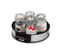 Digital Automatic Yogurt Maker with 7 Glass Jars Electric Yoghurt Maker Almineez Black One Size