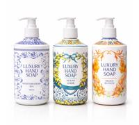 Almineez Luxury Hand Soap Set With Pumps - 3 × 500Ml Liquid Hand Wash Multi