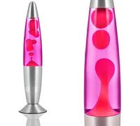 Almineez Magic 16 Inch Lamp Aluminium Soothing Colour Motion Novelty Retro Fun Gadget Gift Pink Wax Purple Liquid | Size: 16 inches Almineez Pink 16 inches