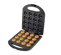 Alminionary Mini Donut Maker Machine, Mini Pancakes Maker Nonstick Electric Doughnut Maker for Breakfast, Snacks, Desserts, Home Bakery, Makes 16 Doughnuts