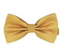 ALMLWIAJ Men's Bow Tie - Textured bow tie with a luxurious feel, Pre-tied and adjustable, For tuxedo jackets, weddings, business events, and festive occasions (Gold)