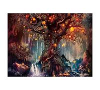 ALMLWIAJ Tree of Life Tapestry Background, Bohemian Psychedelic Style for Living Room Girls Bedroom Paris Theme Party Decoration (Medium 100x150)